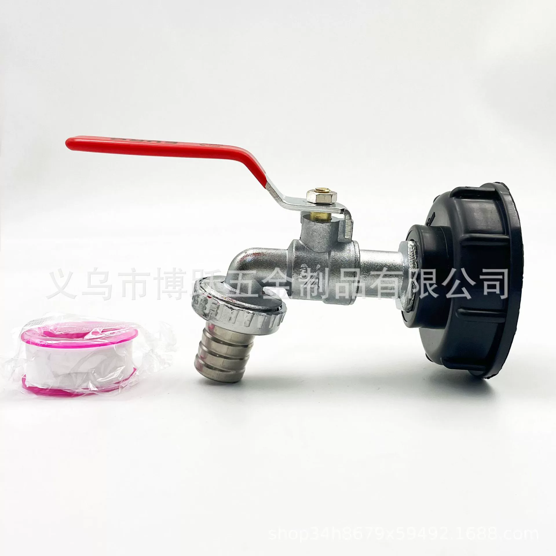 Цинковый сплав водяной рот IBC тонна бочки Комплект аксессуаров 1/2 3/4 Садовый кран S60 тонн ствол адаптер