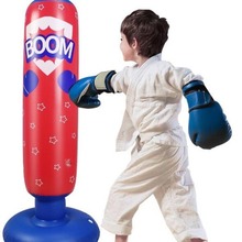 现货充气拳击柱打击柱儿童训练玩具PVC充气加水底座拳击台
