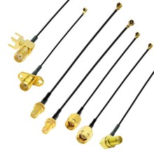 U.FL/IPEX转SMA母头公头连接线 1.13线PCB内置天线模块转接线15CM
