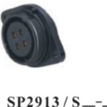 两孔法兰插座焊接插芯10/16/24/35芯可选SP2913