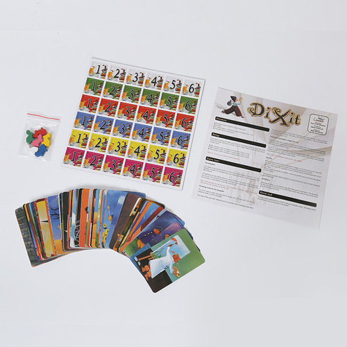 English version of 8 Dixit-origin, just a few words, all in English party strategy team building board game game cards