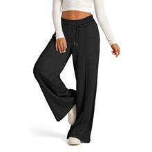 H 48216 Tie Waist Wide Leg Pants ϵ���������ȿ� ŷ���羳