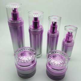 向日葵瓶-高端亚克力膏霜瓶乳液瓶工厂现货批发可定 制