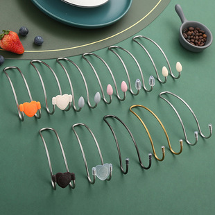Car chair back Hook wholesale card boxed gold-plated car storage car rear stainless steel hook