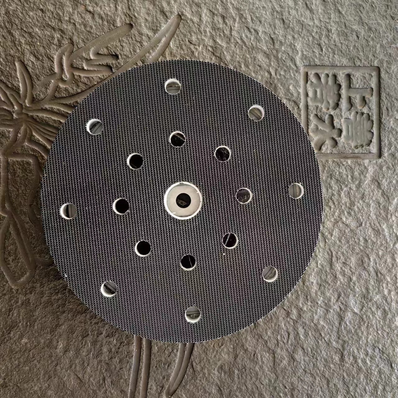 기존 LUBESI 연삭 패드 6 인치 건식 연삭 디스크 LUBES 전기 공압 연삭기 연삭 디스크 트레이 사포 디스크