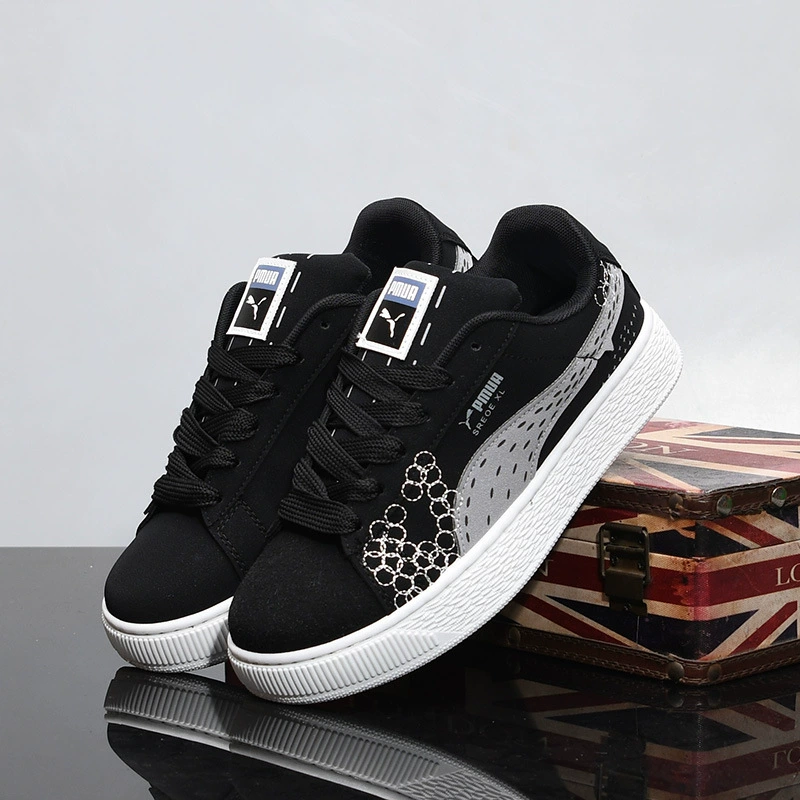 Мужская обувь весна осень новая немецкая обувь мужская и женская модная повседневная обувь дикая вонючая и износостойкая маленькая белая обувь 2228