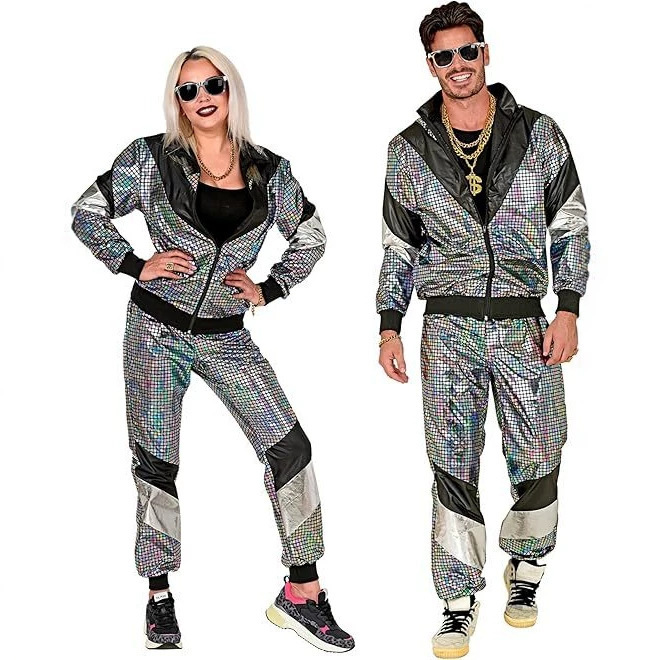 Cross-Border Clothing 70S Retro Disco Clothing Party Stage Performance Clothing Wholesale Sports Suits