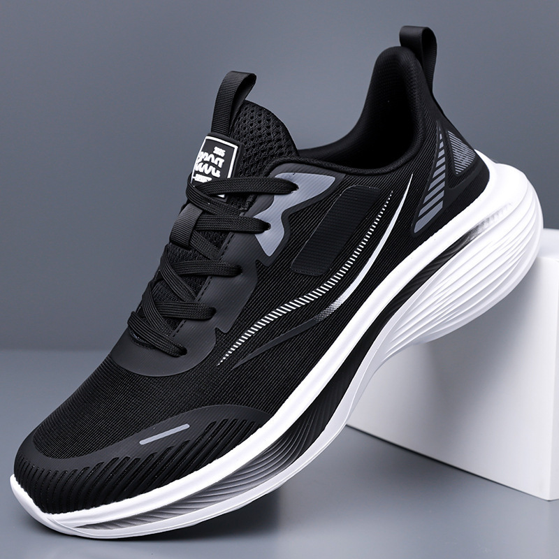 Foreign Trade Large Size Men's Shoes Youth Lightweight Breathable Casual Sports Shoes Men's Breathable Non-Slip Wear-Resistant Running Shoes