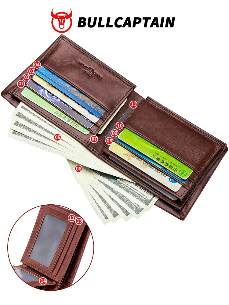Genuine Cowhide Leather Wallet & Photo Album 4