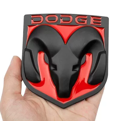 Car logo: metal car sticker