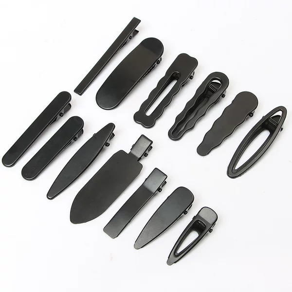 Factory Direct black fashion side clip bangs clip duckbill clip sweet cool broken hair clip metal simple makeup hairpin