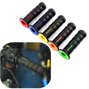 Motorcycle modified handlebars scooter two-color soft rubber handlebars doughnut handlebars KOSO throttle grip glue