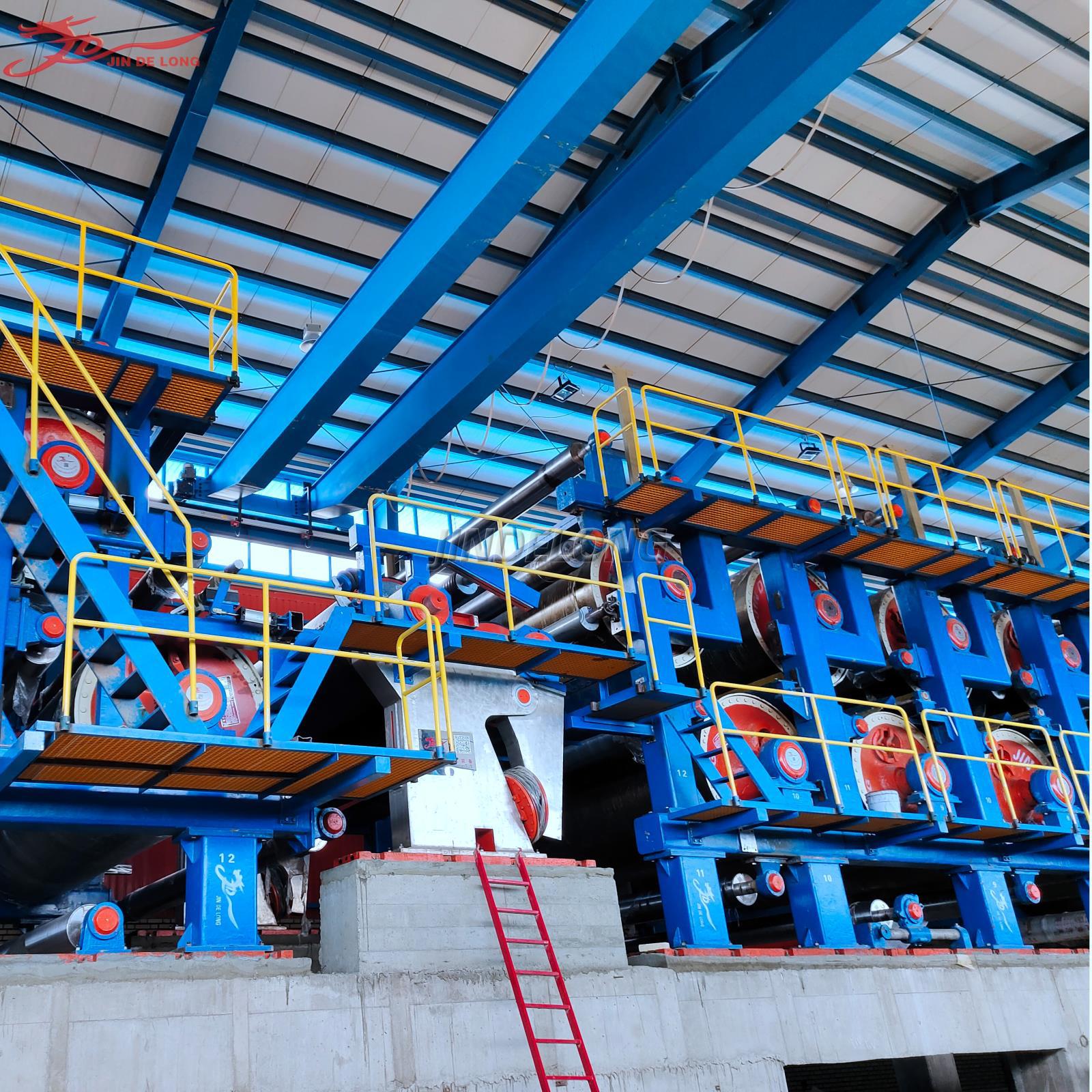 全自动高产能3800双叠网瓦楞纸机 高速牛皮纸机 日产100T/D