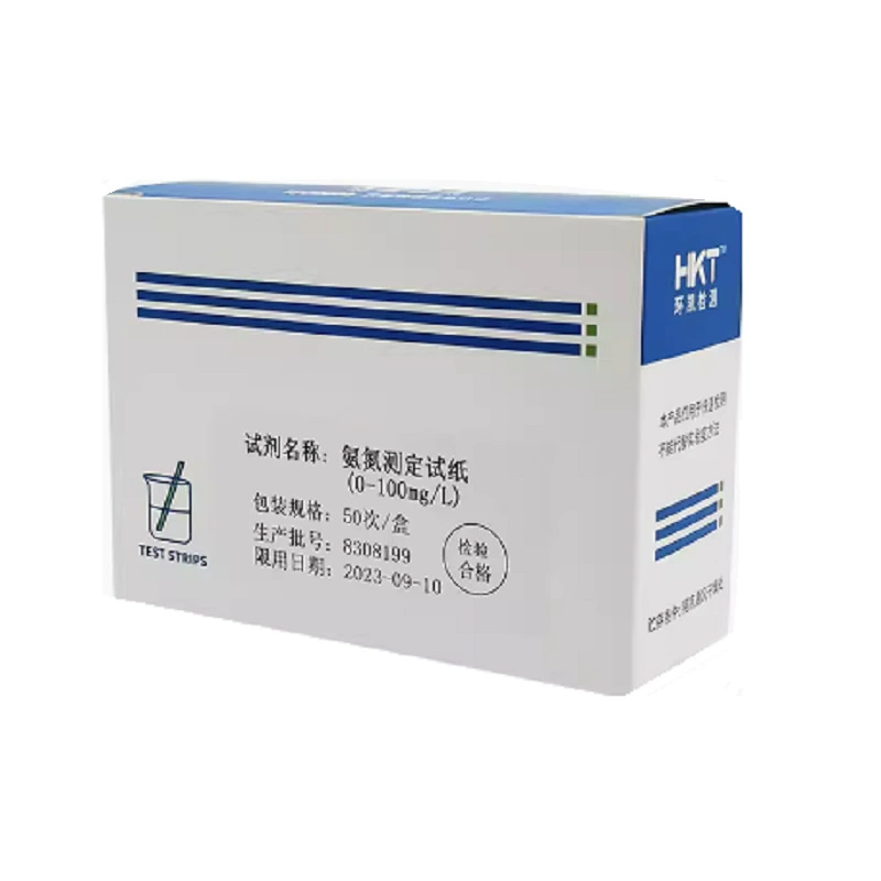 Huankai Аммиак Азот тестовая бумага очистные сооружения бассейн вода рыболовство аквакультура вода быстрый Аммиак Азот тестовая бумага