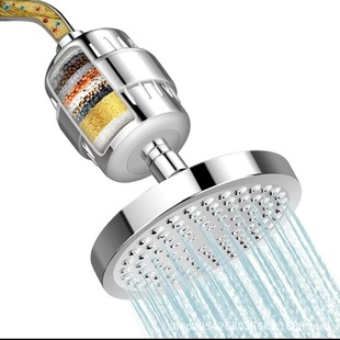 Cross-border Amazon Foreign Trade Explosions 6-inch Shower Head Pressurized Shower Top Spray 20-layer Filter Top Spray suit
