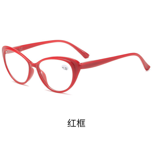 Trade Flower Reading Glasses High Definition Elderly Glasses Fashion Spring Leg Red Elderly Reading Glasses Model 8508 for Women