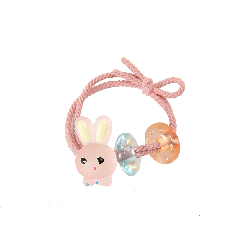Кorean hair rope with bow, rabbit, ponytail, accessory, 2022, autumn, trend of season