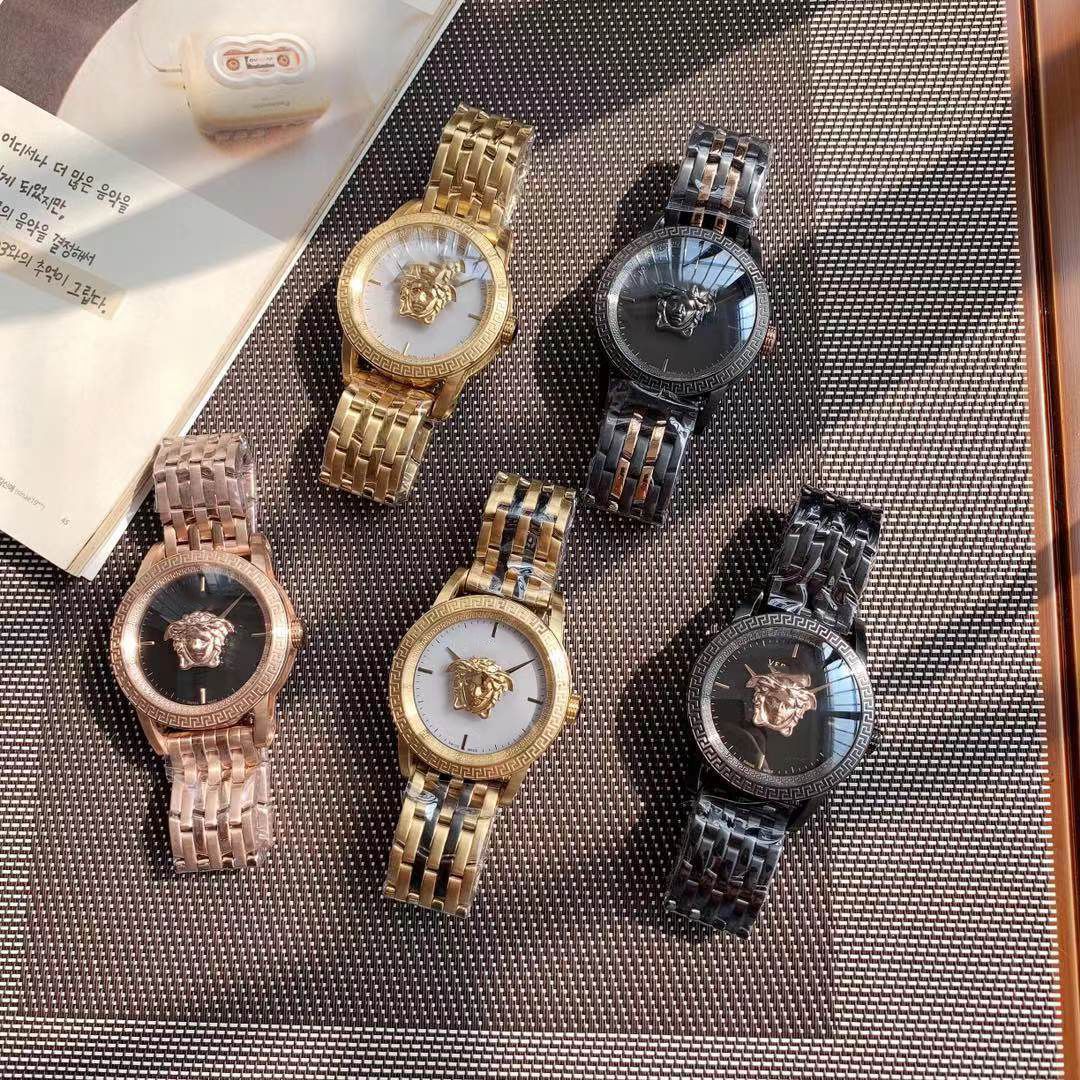 腕表美杜莎范家系列瑞士石英机芯男士商务防水手表大表盘瑞士机芯