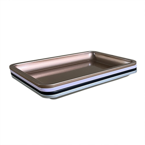 Ready-to-ship Frosted Tin Fruit Bowl, Snack & Candy Dish, Cigarette Tray, Korean-style Instagram-worthy Nail Art Tool Organizer