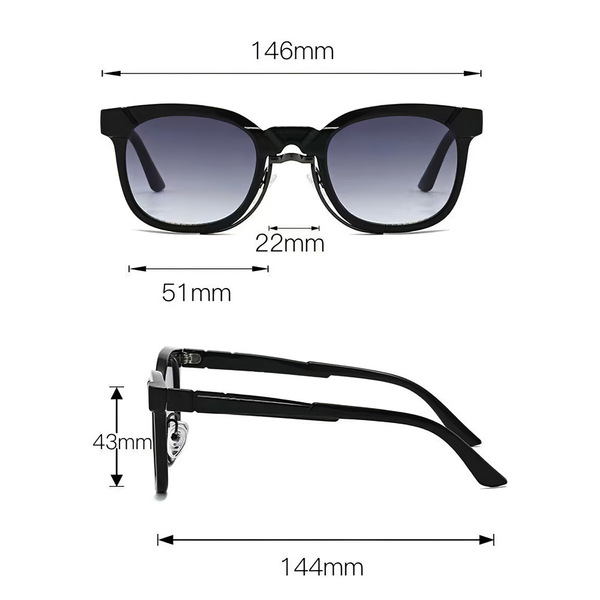 Fashionable retro trend women's sunglasses