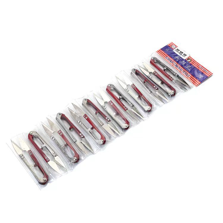 利刀王807防锈纱剪十字绣小剪刀U型弹簧剪线手工花边裁剪省力剪