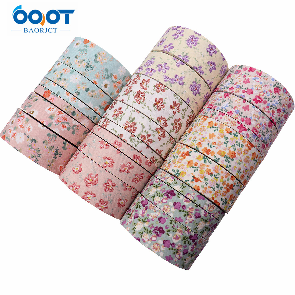 1 Piece 100% Polyester Ribbed Band Ribbon Daily Cute Floral display picture 4