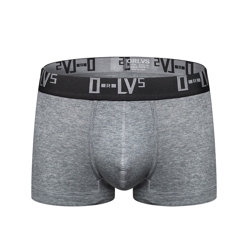 ORLVS速卖通货源棉透气性感低腰四角裤男英文详情提供图片授权