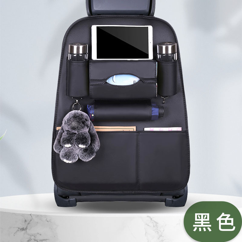 Car-mounted small table storage bag, car seat back hanging bag, storage box, useful item for car seat back storage
