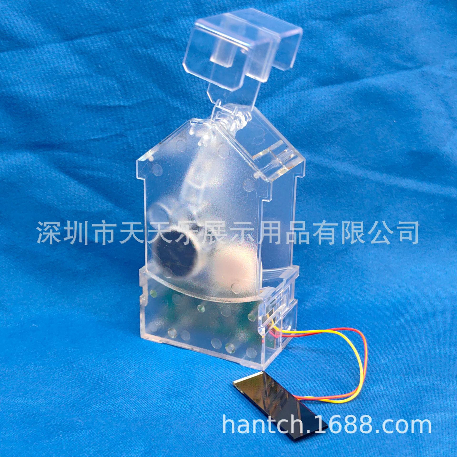 大力车载太阳能双面摇头摆件摇摇乐中号摇摆器解压双卡头摇头财神