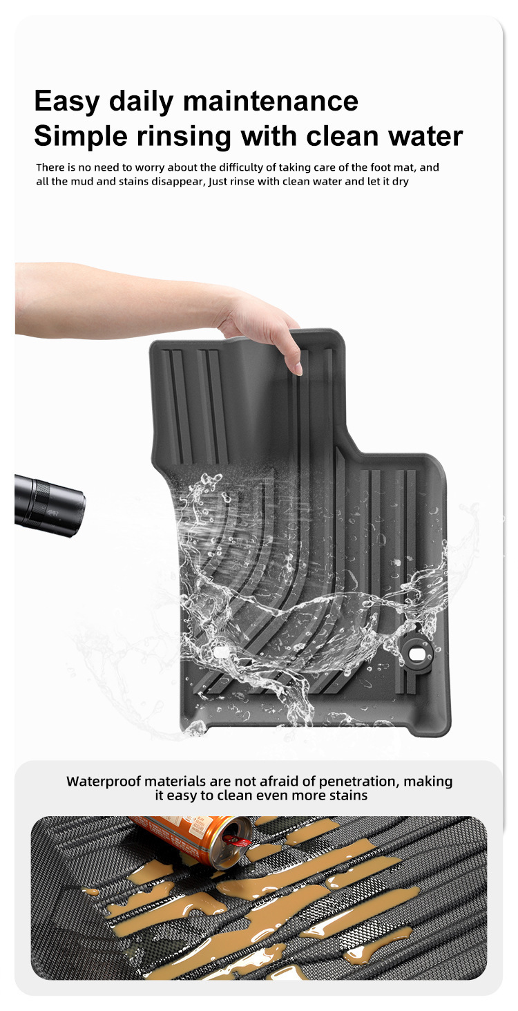 Suitable for 24 Alfa Alphard 40 Series Car Floor Mats Waterproof Tpe Floor Mats Trunk Mats Cross-Border