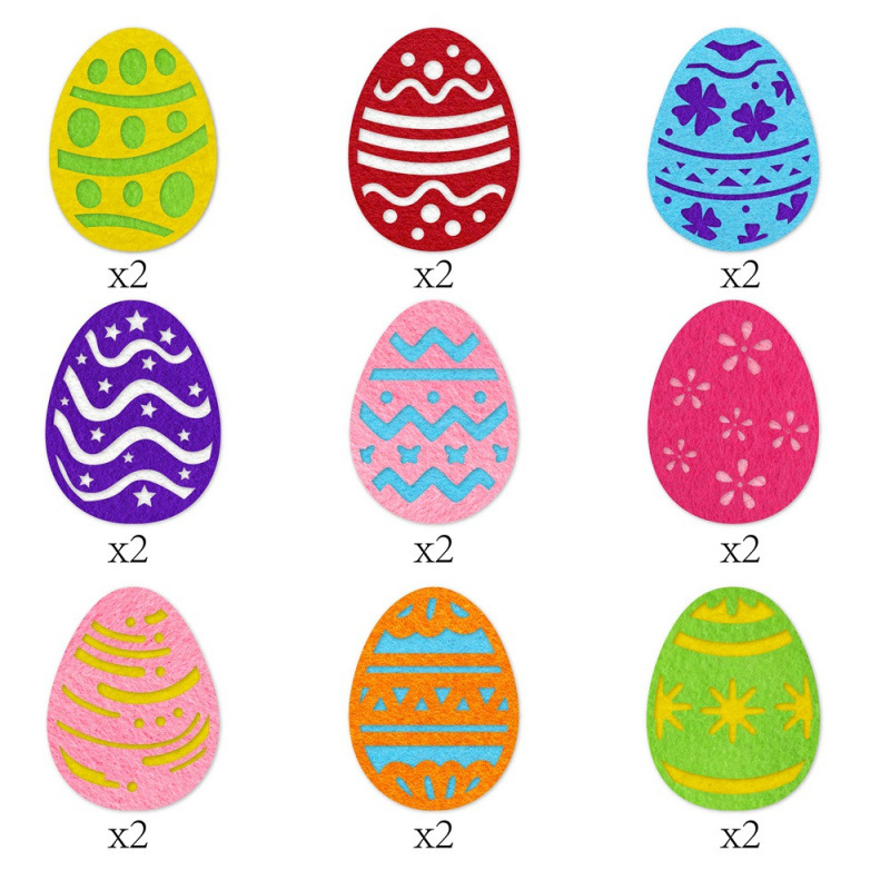 Europa y los Estados Unidos nuevos huevos de conejo y zanahoria fieltro decoración de Pascua