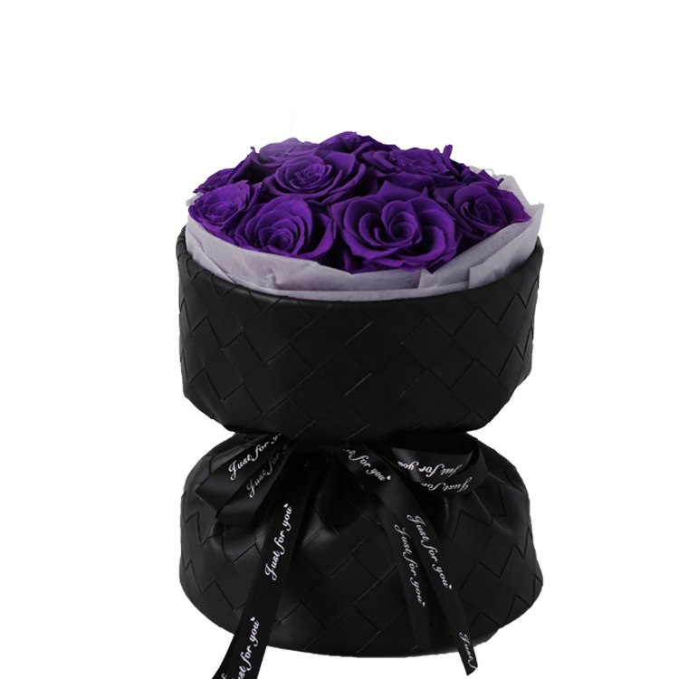 Ciruela negra, flores de flores, regalos de día de San Valentín, regalos de cumpleaños al por mayor, flores verdaderas, flores inmortales, flores de flores, sensación superior.