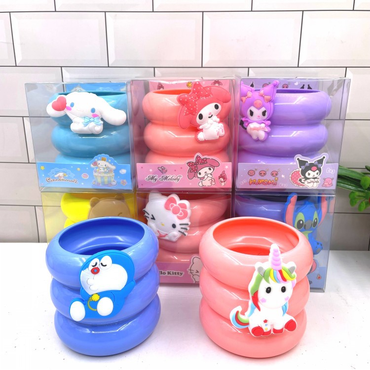 크리 에이 티브 귀여운 펜 홀더 사무실 학생 기숙사 대용량 데스크탑 편지지 펜 상자 메이크업 브러쉬 정리 보관함