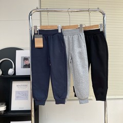 Bh6095秋季男女中大童经典百搭款北方面320克运动休闲束脚卫裤