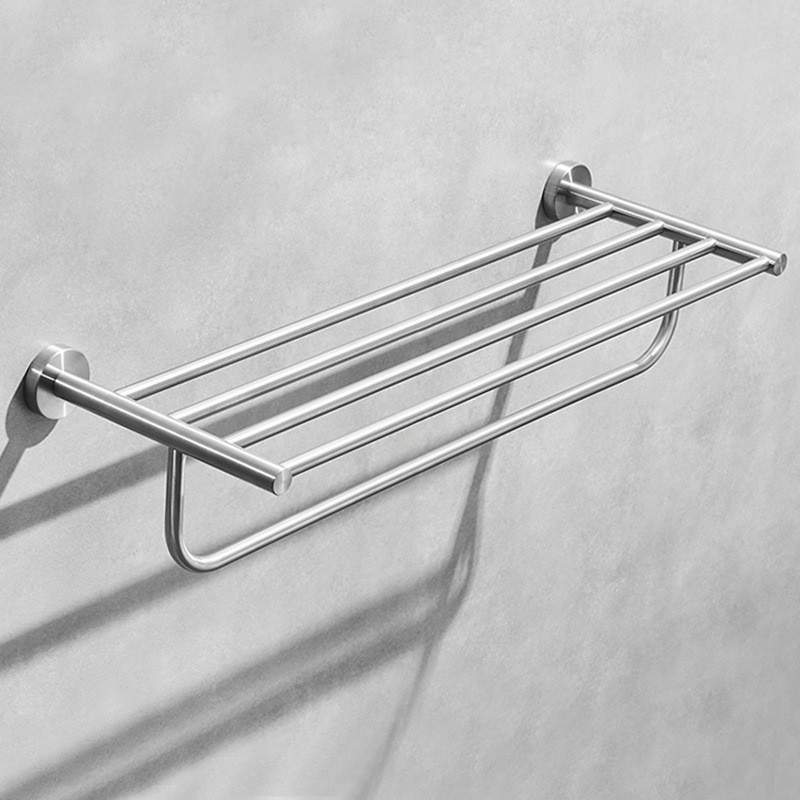 Toallas de acero inoxidable 304 toallas de baño sin perforación estante de toallas de baño pared estante de almacenamiento accesorios de hardware de baño