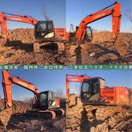 浙江省 出口专线 二手日立130挖掘机 卡特312 神钢135挖土机处理