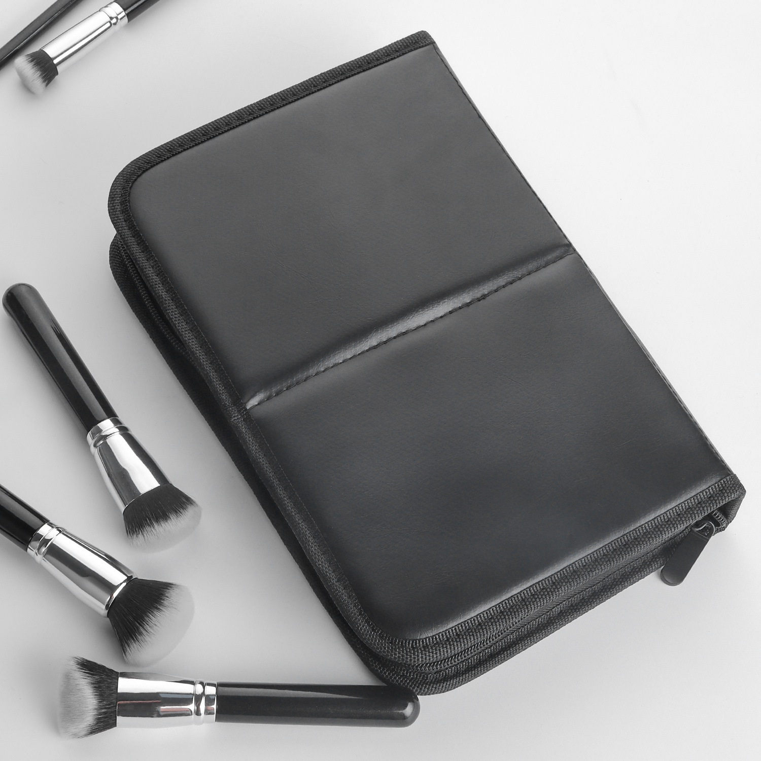 Sombra solo cepillo de maquillaje de alta calidad grande cepillo suelto cepillo de La Fundación cepillo de sombra de ojos cepillo en forma de abanico belleza