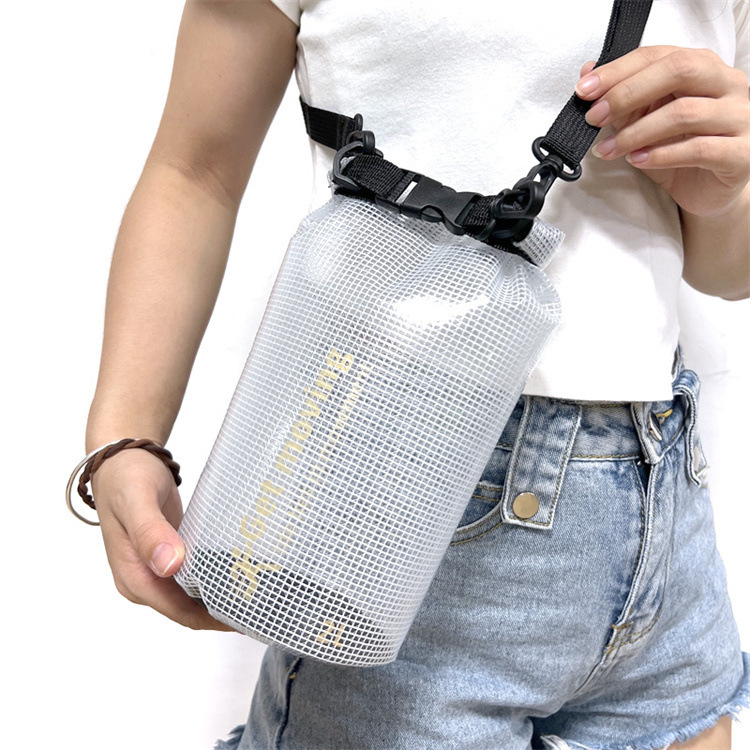 Verano playa caliente deriva bolsa de natación al aire libre mochila individual PVC impermeable bolsa de teléfono móvil Portátil Bolsa de cubo grande