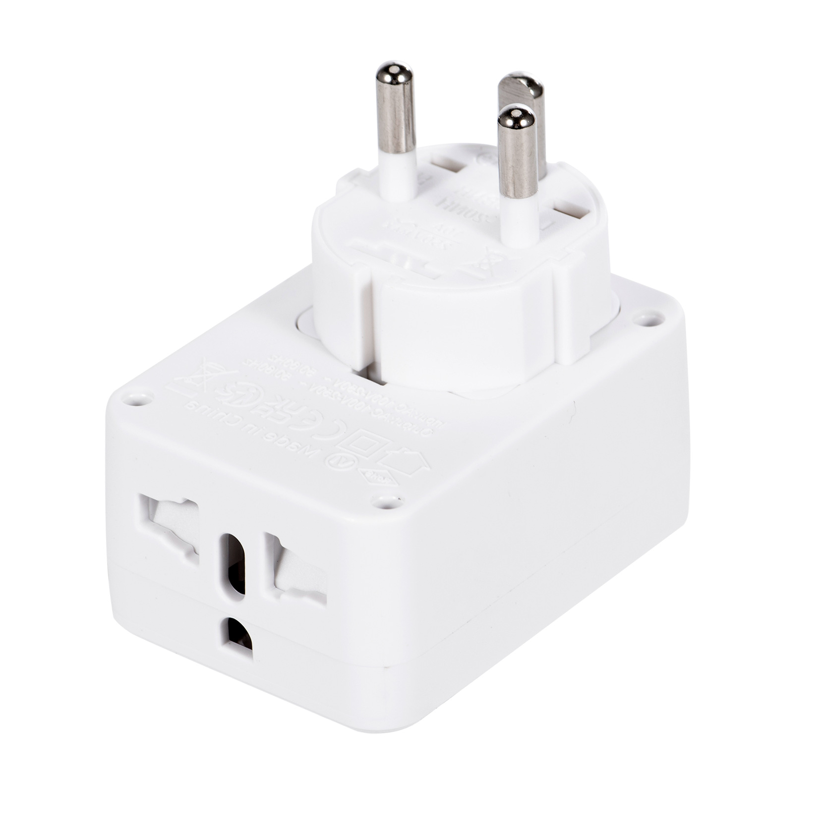 新品上架旅行通用插座万用插座转丹麦单一插头5V3A旅行转换器插座