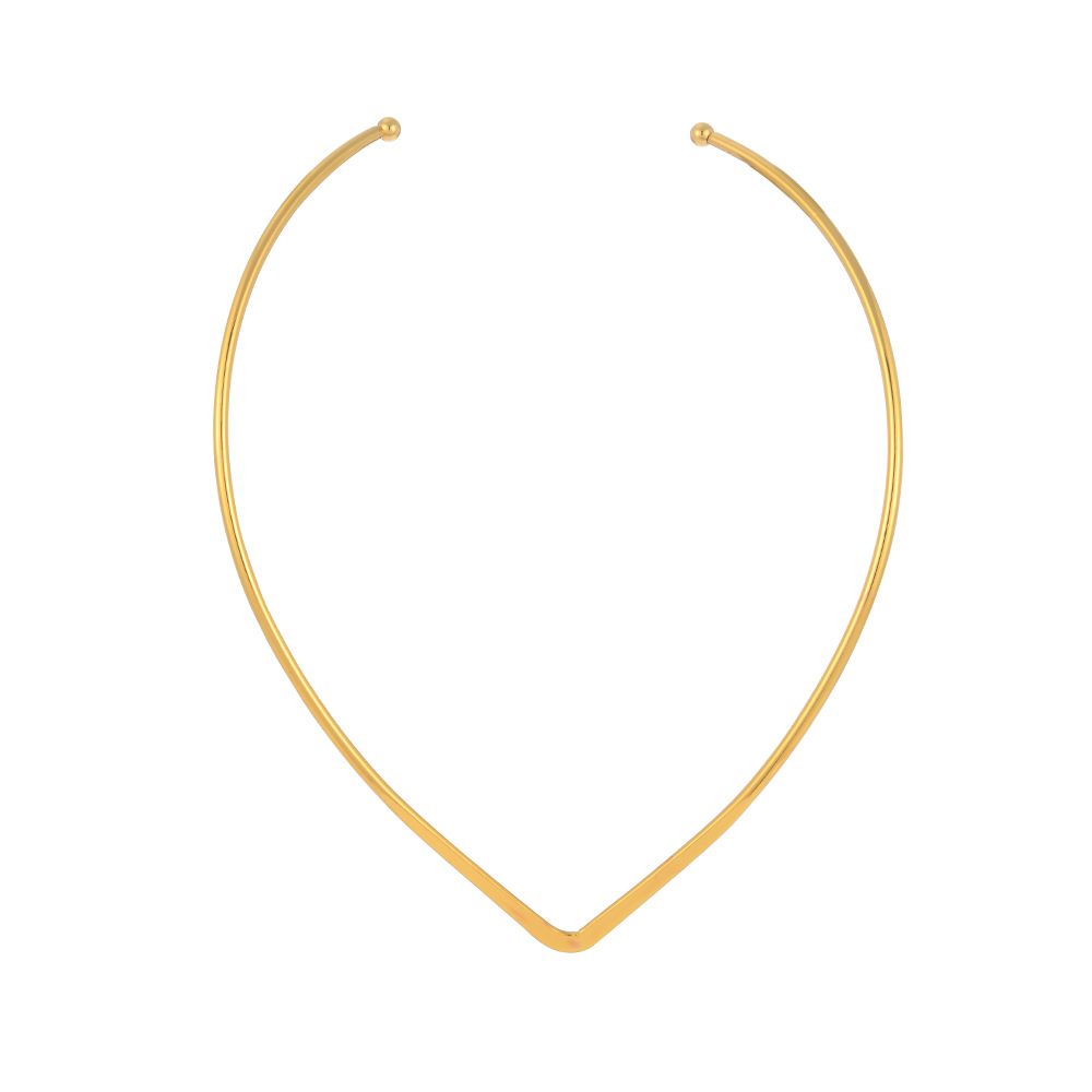 Simple Three-dimensional Geometric Shape Clavicle Collar Wholesale Jewelry Nihaojewelry display picture 1