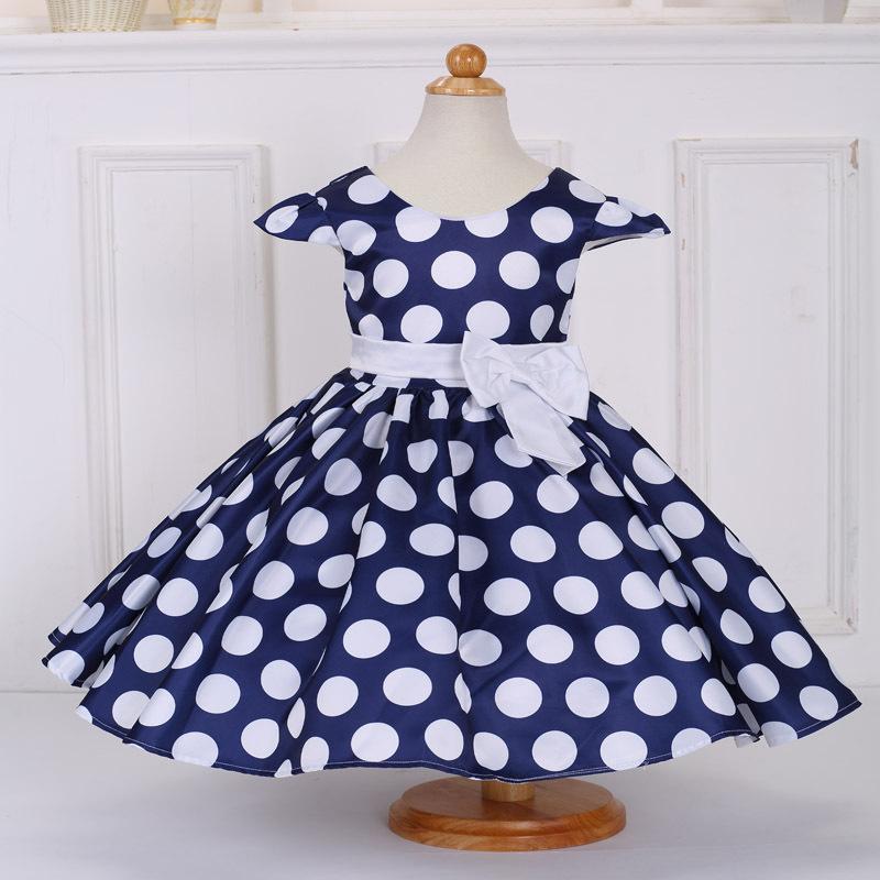 Deseo transfronterizo AliExpress europeo y americano niñas boda princesa vestido arco vestido de los niños vestido de fiesta Día DE LOS NIÑOS vestido