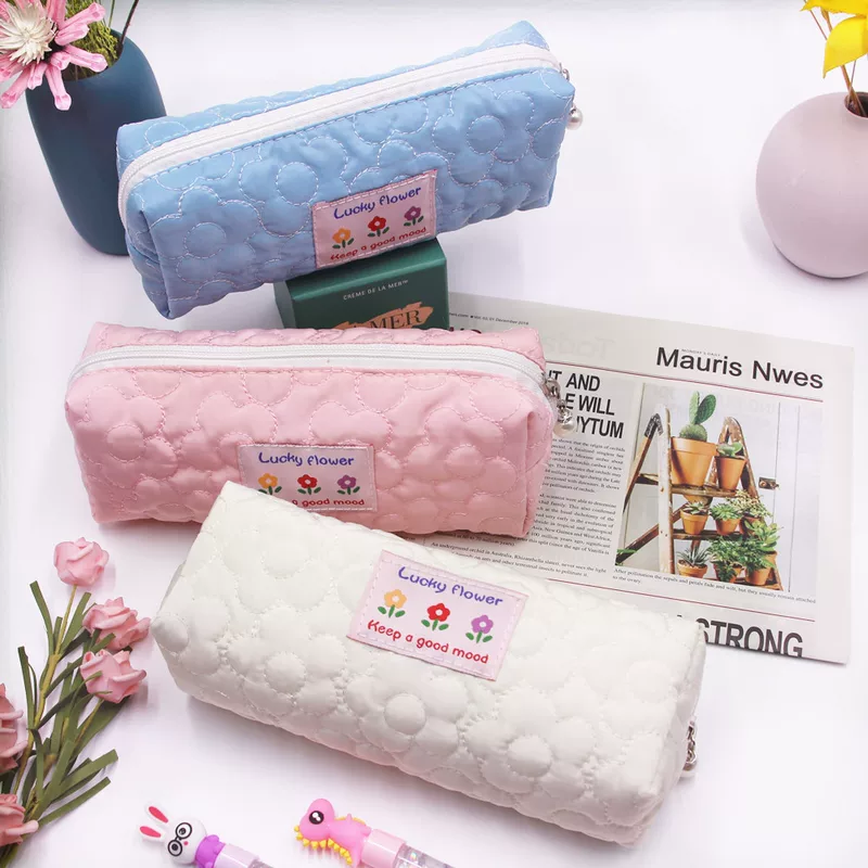 Brand pencil case, pillow, organizer bag, flowered