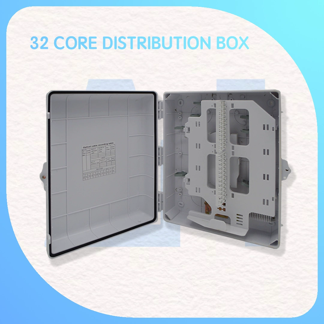 Телекоммуникации коробки распределения оптического кабеля сердечника 48 Цзянсу 32-core, предлагая цену ABS pp материальные