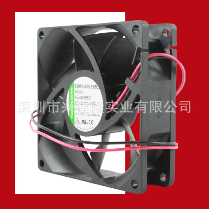 YiXingCROWN ֱ������8025  DC12V 4000ת ˫����ɢ�ȷ���