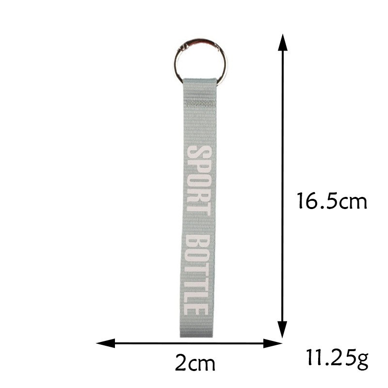 Hervidor cinta portátil tonelada cubo agua taza llavero teléfono móvil cordón multifuncional anillo de acero correa de diseño logo