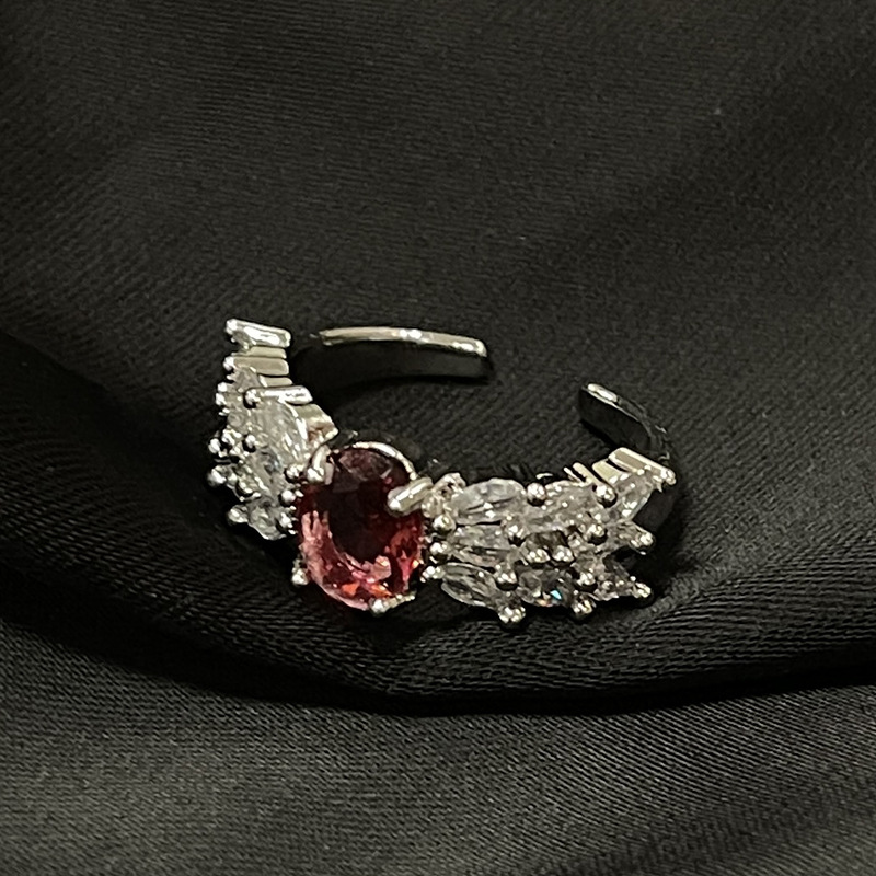 7g Weight Zircon Inlay Material Rings Classification Adjustable Ring Size 1 Piece Quantity Daily Occasion Copper Material Geometric Pattern All Seasons Season Women's Gender Inlay Design IG Style, Shiny Style Wholesale Jewelry IG Style Shiny Geometric Copper Zircon Inlay Rings 23