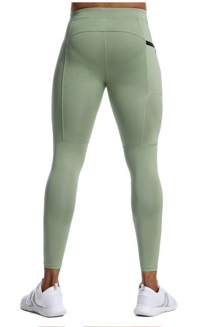 Men's Sports Lycra Running Leggings Tights Zipper Pocket High Quality  Compression Pants Sportswear Basketball Gym Rush Guard Fit - AliExpress
