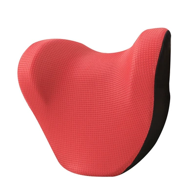 memory foam car pillow, Headrest - red-28x29x15cm