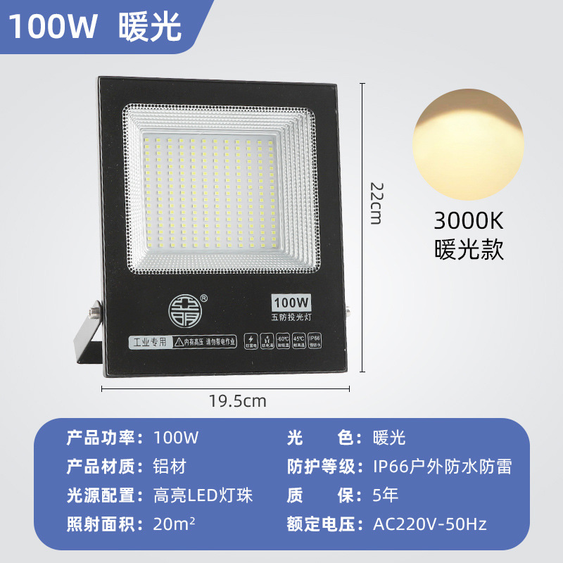 100w warm light [smart led chip]
