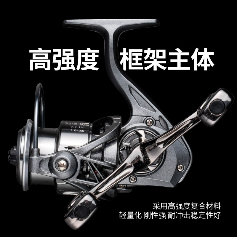 DR balanced double rocker fishing wheel road Asian spinning wheel squid wheel, micro -fishey fish line, rod rod fishery gear